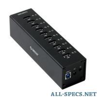 ORICO 10-port USB3.0 Hub A3H10 Preto. 591222