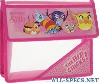 Action ! pasta para notebook angry birds stella cor da cor rosa 22040169