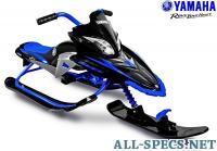 Rich Toys YM13001 Bola de neve YAMAHA Apex SNOW BIKE Titanium black/blue 84207