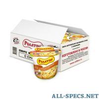 Роллтон пюре картофельное с сухариками 40 г 24 штуки в упаковке 9631128