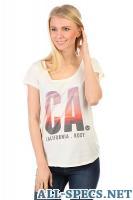 Roxy Bege T-shirt Surfwise Russia Marshmellow 9756027