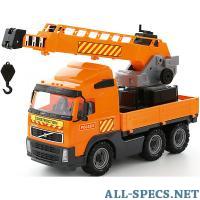 Полесье "Volvo", guindaste sobre girando plataforma em netting, Polesie 845107984
