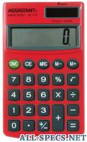 Assistant ac-1121, red калькулятор 220898