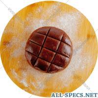 Шеф-онлайн Тесто песочное шоколадное замороженное, 500 г