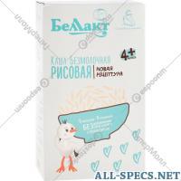 Беллакт Kasha sem leite "Bellact". arroz 200 G.