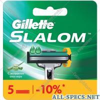 Gillette Substituir fita adesiva «Gillette» Slalom, 5 peça