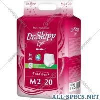 Dr.Skipp Calça de fraldas para adulto «Dr.Skipp» Light, M2, 70-110 ver 20 peça