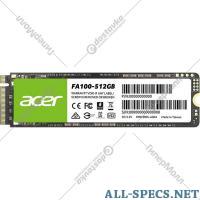 Acer SSD диск «Acer» 512Gb BL.9BWWA.119