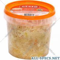 Gusto Repolho Saúdo «Gusto» sobre Cumin e com cenouras, 800 G.