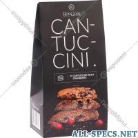 BonGenie Sweets. farinha «BonGenie» Cantuccini sobre Cranberry 180 G.