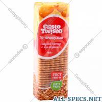 Белогорье cracker Belogorje. Cristo Twisto, Em francês, 168 G.