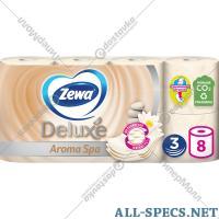 Zewa WC papel de parede «Zewa» sabor spa três camadas 8 rolos