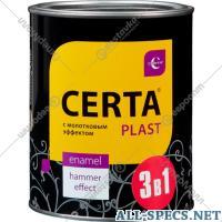 Certa esmalte de terra «Certa» martelo 3 para dentro 1, dourado, 800 G.