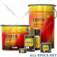 Certa esmalte «Certa» resistente ao calor 750°С, cobre 800 G.