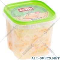 Gusto salada «Gusto» Repolho Provencal, 800 G.