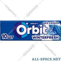Orbit Mastigar. borracha de borracha «Orbit» winterfresh, 13.6 G.