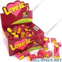 Love is… Mastigar. borracha de borracha «Love is…» com gosto cereja e limão 4.2 G.