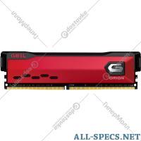 Geil Operacional memória «GeIL» Orion DDR4 8GB 3600MHz LONG DIMM CL18, S, GOR48GB3600C18BSC
